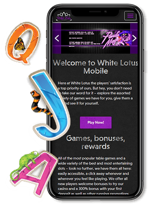 White Lotus Casino Mobile Responsive Lobby